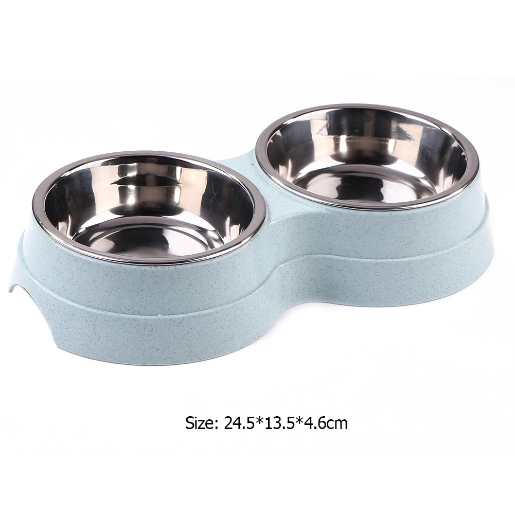Double Pet Bowls
