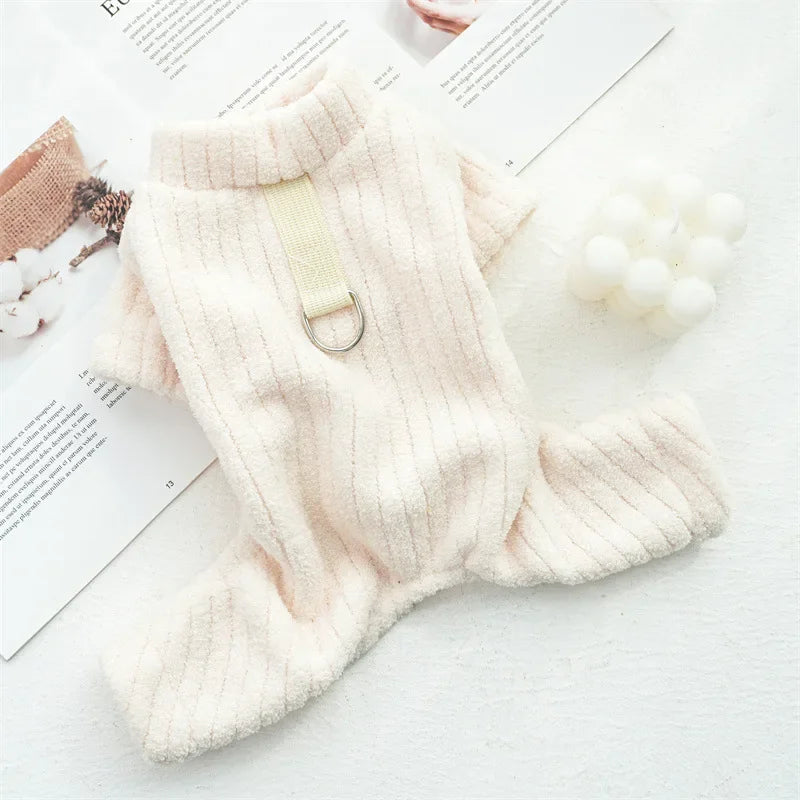 Coral Fleece Overalls