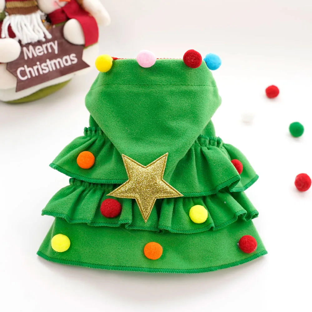 Christmas Cat Cloak Costume