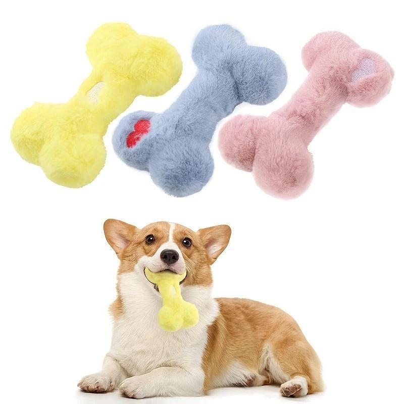 Bone Design Pet Plush Toy
