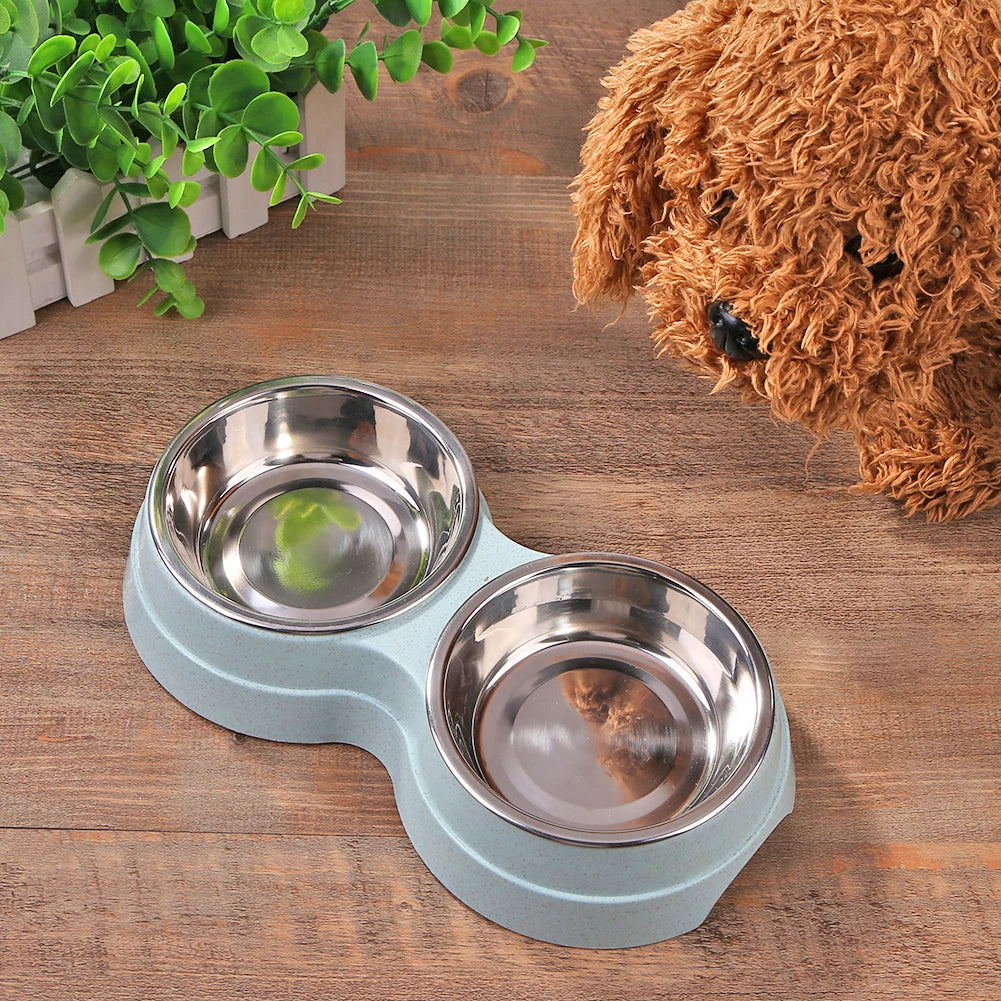 Double Pet Bowls