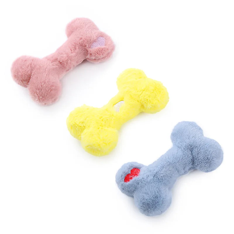 Bone Design Pet Plush Toy