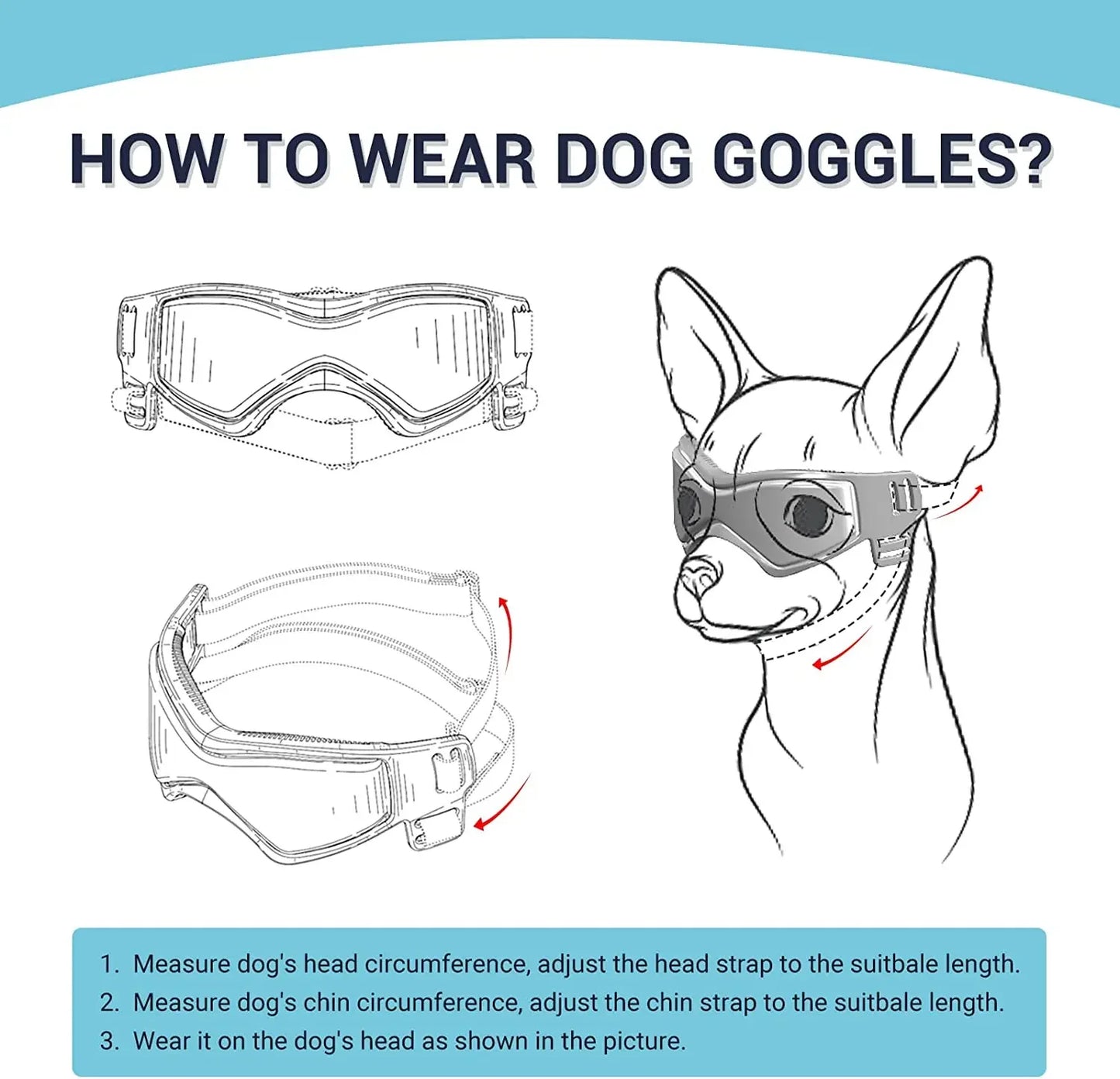 Small Breed Dog Goggles