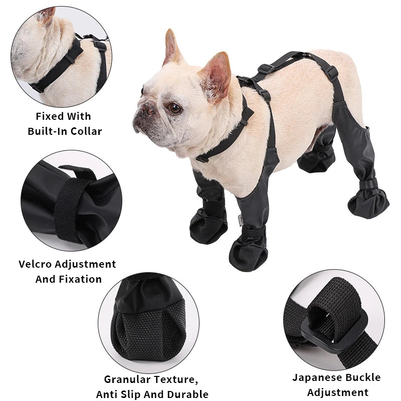 Waterproof Adjustable Dog Boots