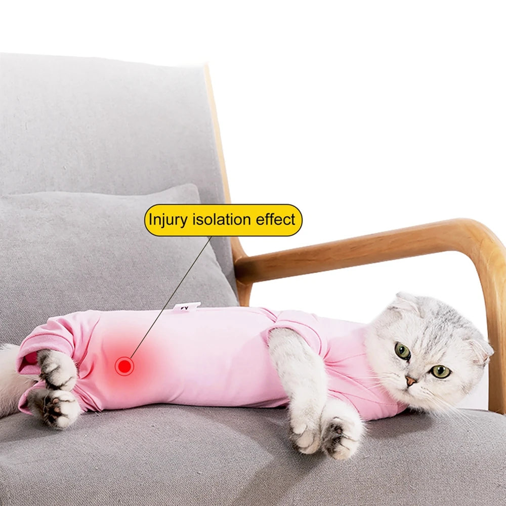 Breathable Anti-licking Cat Wear