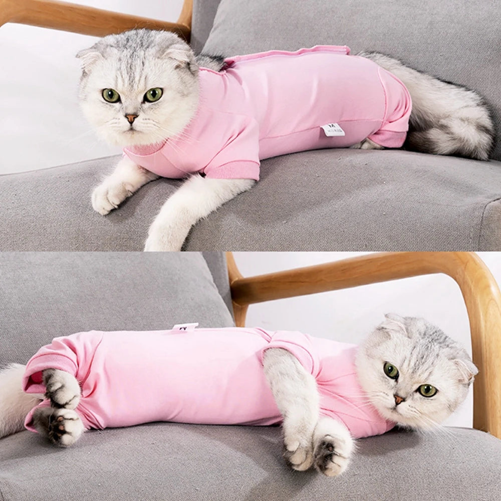 Breathable Anti-licking Cat Wear