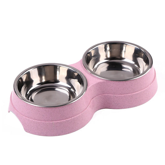 Double Pet Bowls